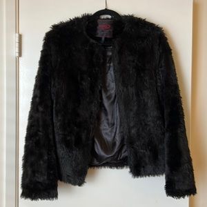 FUZZY JACKET 🎵 Rock and roll faux fur